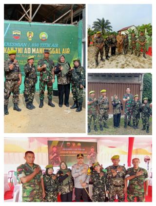 Kapolresta Pekanbaru Hadiri Peresmian 1898 Titik Air Gerakann TNI AD Manunggal Air